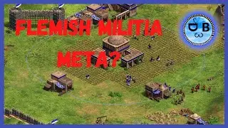 New Flemish militia are it! | Burgundians vs Tatars | AOE2