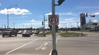 Traffic Signal Phasing at Boulevard Pierre-Bertrand & Rue du Marais in Quebec City!