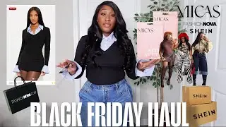 HUGE BLACK FRIDAY HAUL FT MICAS, SHEIN & FASHION NOVA -Fall/Winter 2025