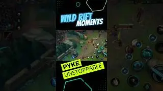 Wild Rift Pyke 5-0 IN 2MIN | UNSTOPPABLE MID LANE #shorts #wildrift