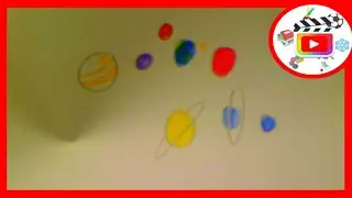 The Real Life Blog Video For Kids - YouTube #099 - Draw Space Planets