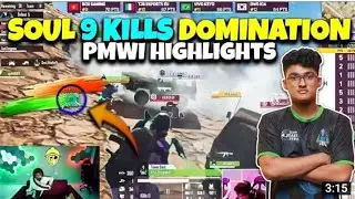 🇮🇳 SouL 9 Kills Domination🔥| PMWI Day 2 | PMWI Points Table | Overall Standings | PMWI Tournament