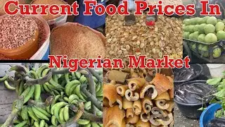 Current Prices Of Food Items In Nigerian Market || Raw Nigerian Market Vlog.