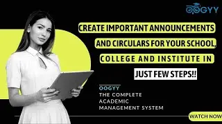 Best Communication Management System for Your School,College and Coaching Centre & Institute | OOGYY
