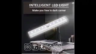 Motion Sensor LED Light Bar w/Magnetic strip - Interior Light - AAA Battery