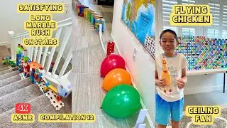 VTECH MARBLE RUSH COMPILATION 12 LONG MARBLE RUN ON STAIRS @timothyspreciousmoments