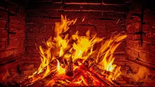 Relaxing Fireplace Sounds at Night | Warm Fire Ambience for Sleep & Focus