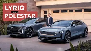 Cadillac Lyriq V 2026 против Polestar 4: решающее противостояние роскошных электромобилей.
