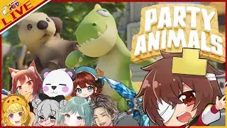 🔴【PartyAnimals】初対面の人がいるけど容赦なく殴り合うことが許されるコラボ(凸もり視点) w/さかいさんだー、Mさん、めいきゃん、愛channel、犬野はる、ゆりも、そろんご