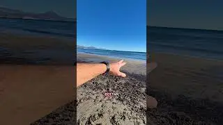 Who knows what this is connected to? The sea has receded in Spain.