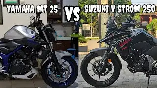 PILIH SUZUKI V STROM 250 SX atau YAMAHA MT 25 | Testimoni pribadi
