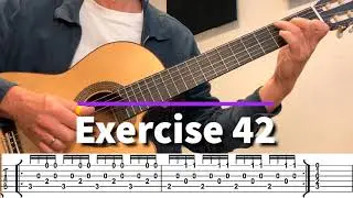Improve accuracy: Daily right hand exercises for guitar, no 42 || Giuliani
