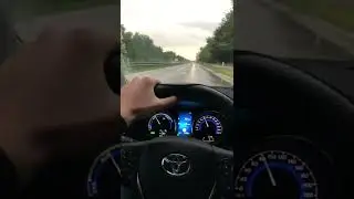 2018 Toyota Auris Hybrid - Fuel Consumption at 80km/h