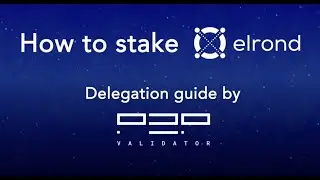 How To Stake Elrond (EGLD) Using Maiar Mobile Wallet | P2P Validator