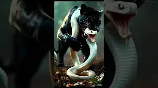 Epic Wild Encounter: Black Panther vs Snake! 🐆🐍