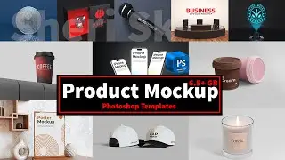 Product Mockup Templates For Photoshop |Sheri SK| |PSD Mockup Bundle|