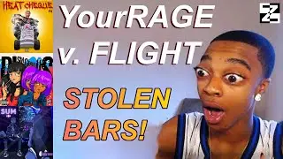 YourRAGE CONFRONTS FLIGHT for STOLEN LYRICS THREE TIMES