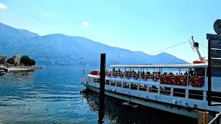 Boat cruise from Locarno to Ascona ! Lake Maggiore, Switzerland 2022&hearts;️🇨🇭