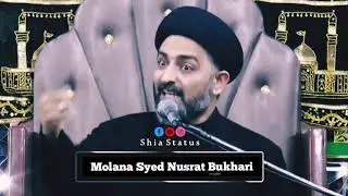 Angry Speech😡 | Maulana Syed Nusrat Bukhari | shia Whatsapp status | shia status |