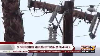 California ISO declares Energy Emergency Alert 3; Rotating outages possible
