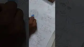 Lord Vishnu Dash avatar Drawing Part-1.