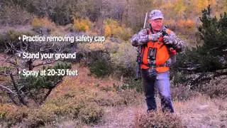 1-minute Bear Spray Training by Craig Boddington for IGBC