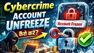 Cybercrime Bank Account Unfreeze Kaise Kare || Sbi bank,bob,axis,pnb,hdfc All Bank Unfreeze hoga