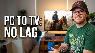 How I Use My PC on the TV… From Another Room! (Zero Lag Setup) #PCGaming  #BigScreenGaming