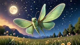 The Mysterious Moth&rsquo;s Moonlight Flight 🦋🌙 | Kids Story | Nighttime Adventure and Learning Children