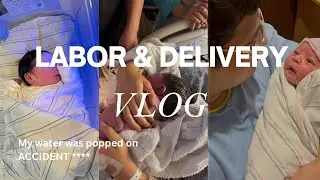 LABOR and DELIVERY VLOG | welcome baby Noah 🤍