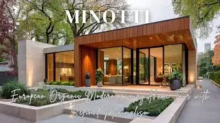 European Organic Modern Luxury Home Tour with Refined Minimalism  Minotti Inspired Design