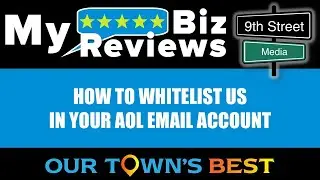 9th Street Media Tutorial: How To Whitelist Our Emails In AOL Email