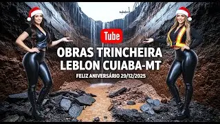 OBRAS TRINCHEIRA LEBLON! CUIABÁ DE MATO GROSSO O ESTADO DO AGRO! #caterpillar #newholland #jcb