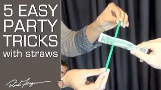 5 Easy Party Tricks with Straws