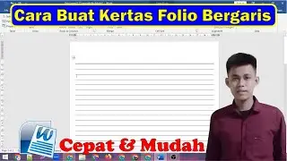 Cara Buat Kertas Folio Bergaris Di Word Dengan Mudah