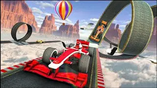 Formula Car Racing Stunts Simulator 2021 Impossible Car Mega Ramp 3D Android GamePlay#4 GT Car Stunt