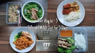 I Tried One Meal A Day (OMAD) for 5 Days | Diet Vlog Ke - 3 (Indonesia)