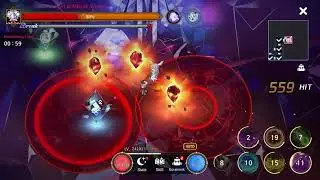 [Idle Moon Rabbit RPG] Moon Trial - Green Meteor build (HP dmg)