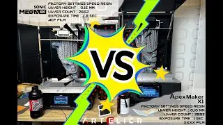 APEXMAKER X1 VS Phrozen MEGA8K - FACTORY FAST PROFILE