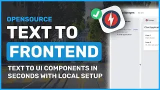 RapidPages: Opensource Text-to-Frontend AI with 100% LOCAL Setup (OpenUI & v0 Alternative)