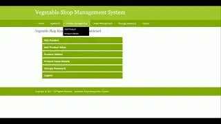 Python Django And MySQL Project on Vegetable Shop Management System