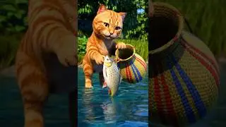 A beautiful story of cat fishing #ai #cartoon #shorts #shortvideo #cat #2025 #funny