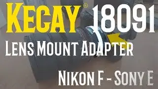 Kecay 18091 - Nikon F to Sony E Mount Adapter