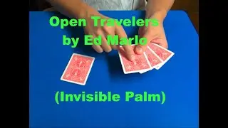 Open Travelers / Invisible Palm by Ed Marlo | Quick Card Trick