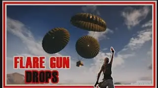 PUBG Mobile || Top 10 Flare Gun Moments || Flare Drop Loot