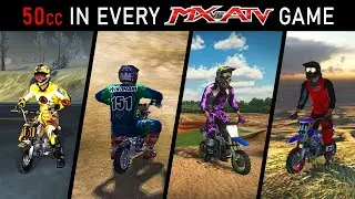 Every 50cc Pit Bike In Every MX vs ATV Game