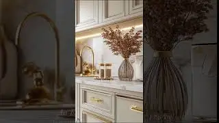 A Classy Lady&rsquo;s Dream Cream Kitchen | Elegant & Cozy Tour ✨#kitchen #kitchendesign #cabinetmaker