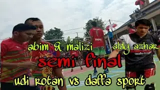 DAFFA SPORT VS UDI ROTAN BALAGEDOG | BOLA VOLLY 4 BESAR BABAKAN SINDANG MAJALENGKA