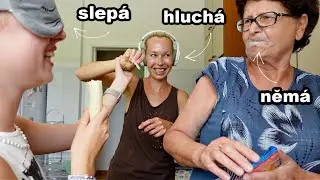 SLEPÁ, HLUCHÁ & NĚMÁ pečící CHALLENGE!!