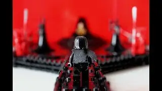 Kylo Ren and Rey vs Praetorian guards LEGO Star Wars MOC The Last Jedi Snokes Throne Room MOC